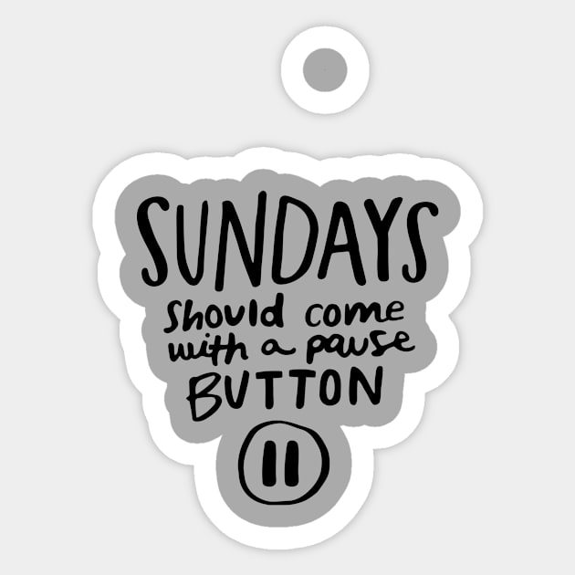 Sundays Sticker by olxKAIT